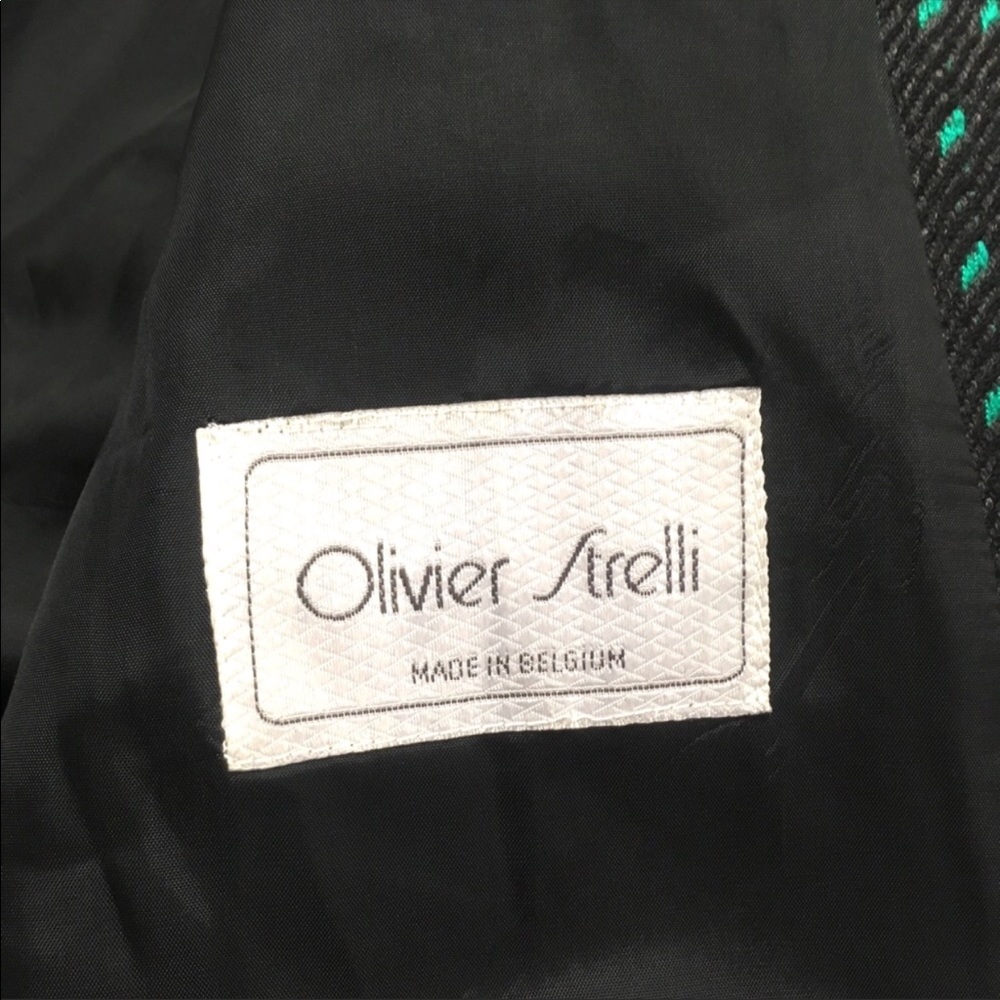 Olivier Strelli Belgium wool tuxedo blazer 12 L - Picture 8 of 8